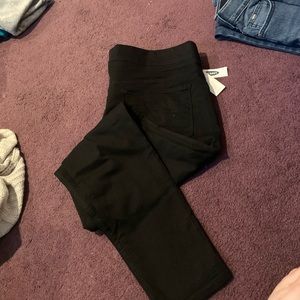 Black old navy jeggings